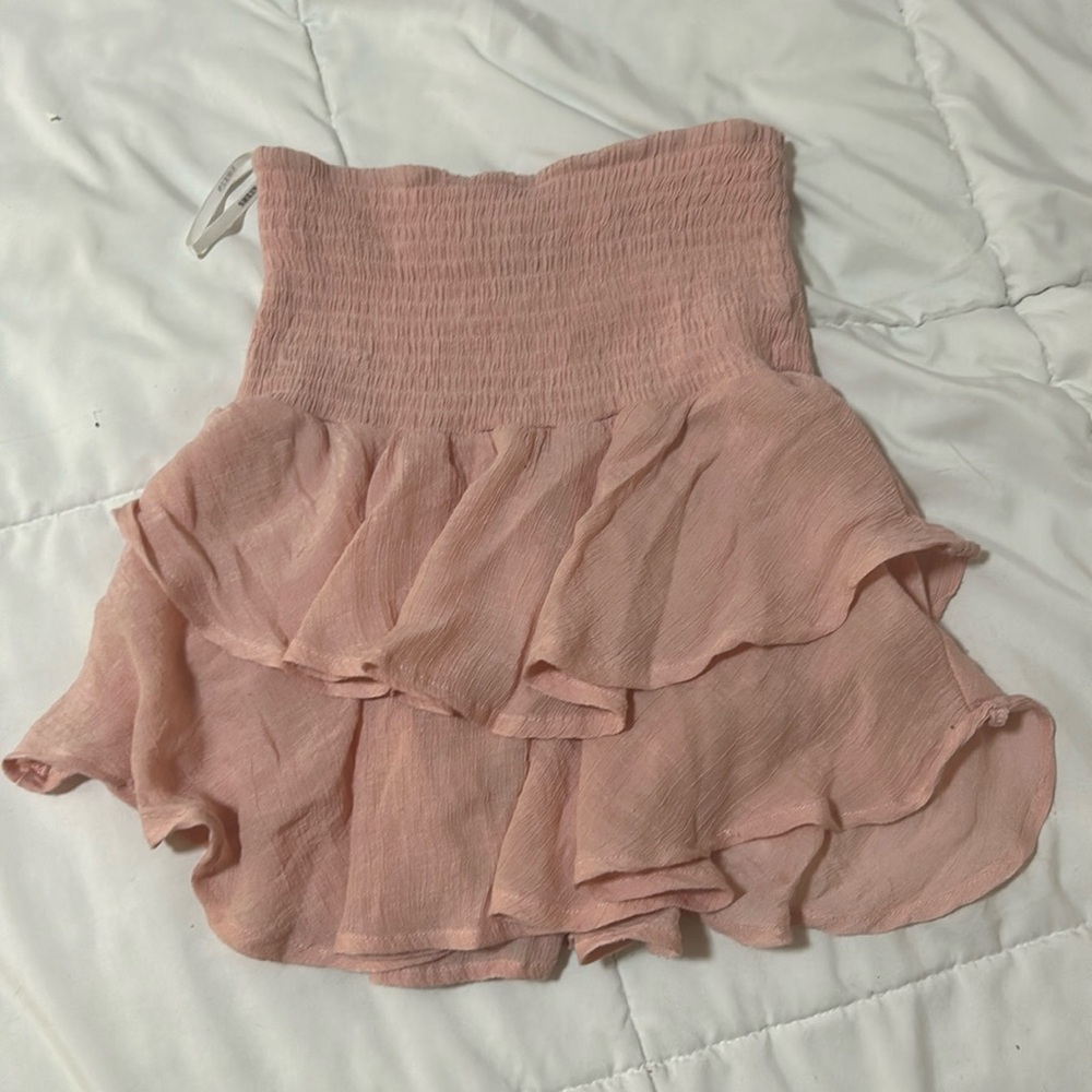 pink preppy skirt